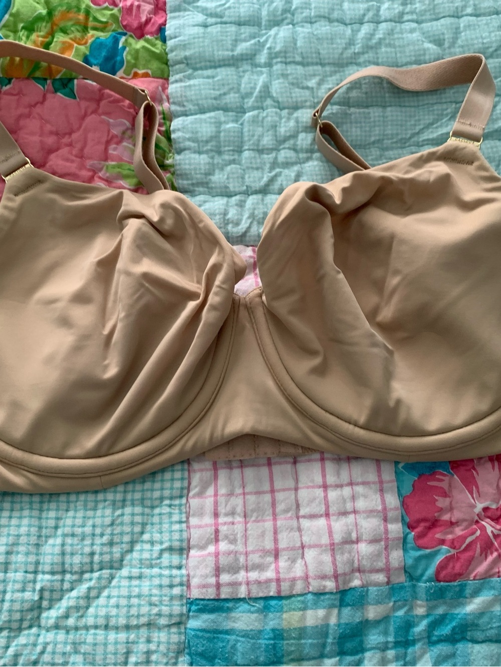 Cacique Smooth Nude Full Coverage Underwire Bra 42DD Like New!